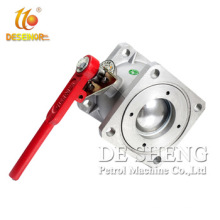 Desheng Square Flange 3" Ball Vall for Tank Truck